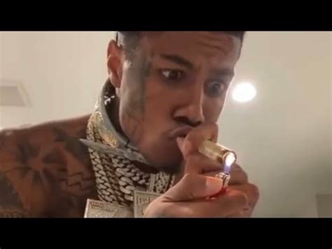 blueface smokes crack